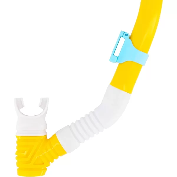 Speedo Kids Swim Snorkel Dive Mask AntiFog with Nose Cover Adventure SeriesMS Spectra YellowClear