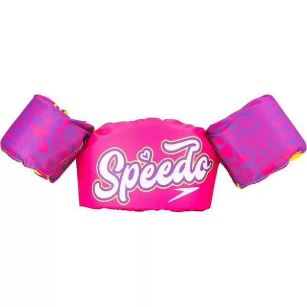 Speedo Kids Swim Star Flotation Chest Arm BandSugar Plum Hearts