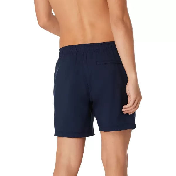 imageSpeedo Mens Swim Trunk Mid Length Redondo Solid2023 Peacoat