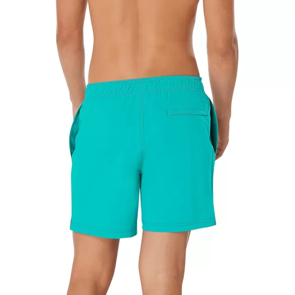 imageSpeedo Mens Swim Trunk Mid Length Redondo SolidArctic Glass