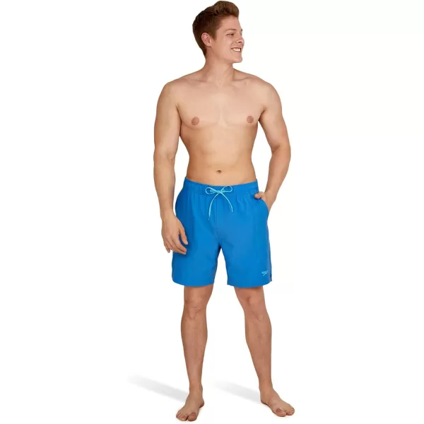 imageSpeedo Mens Swim Trunk Mid Length Redondo SolidBoom Palace Blue