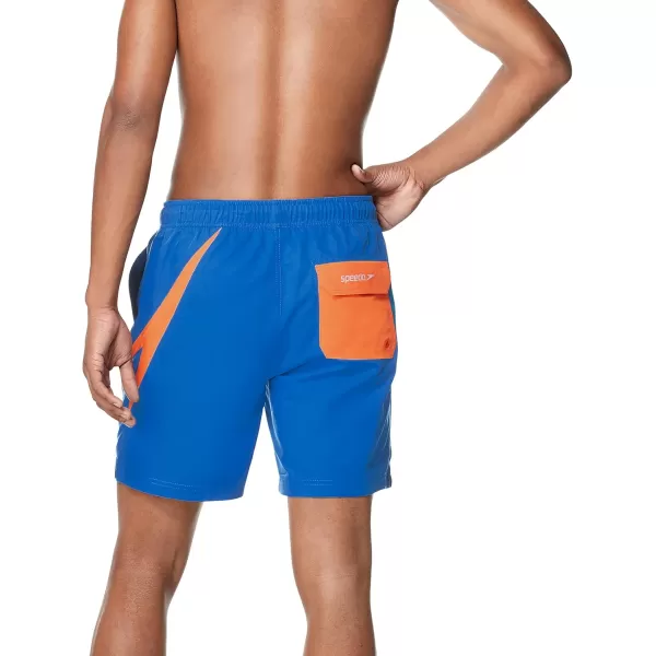 imageSpeedo Mens Swim Trunk Mid Length Redondo SolidBoom Turkish Sea