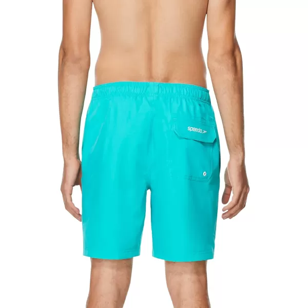 imageSpeedo Mens Swim Trunk Mid Length Redondo SolidCeramic