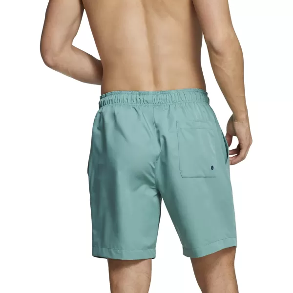 imageSpeedo Mens Swim Trunk Mid Length Redondo SolidOil Blue