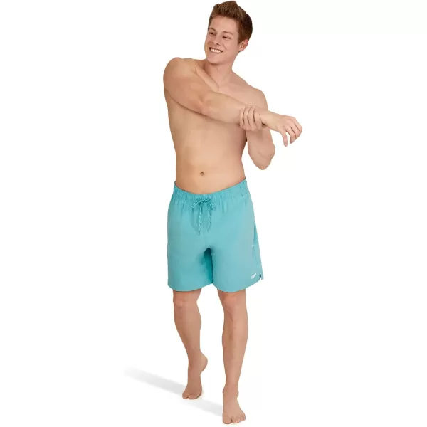 imageSpeedo Mens Swim Trunk Mid Length Redondo SolidPorcelain