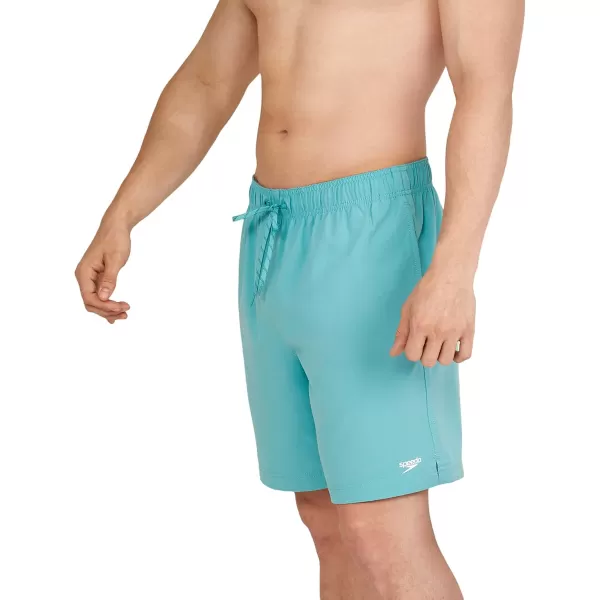 imageSpeedo Mens Swim Trunk Mid Length Redondo SolidPorcelain