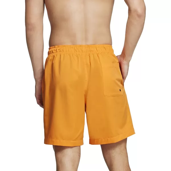 imageSpeedo Mens Swim Trunk Mid Length Redondo SolidSpeedo Orange