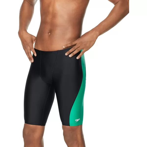 imageSpeedo Mens Swimsuit Jammer Prolt SolidEco Splice Speedo Green