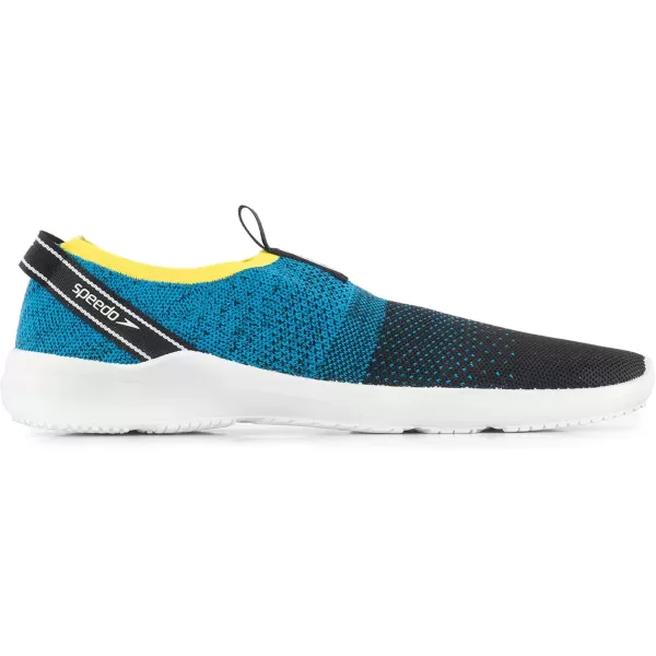 imageSpeedo UnisexAdult Water Shoe Surfknit ProEnamel BlueBlack