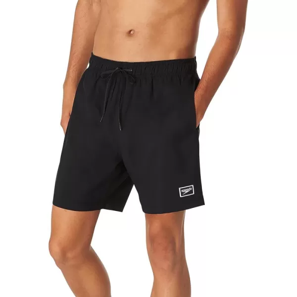 imageSpeedo Mens Swim Trunk Mid Length Redondo Solid2023 Anthracite