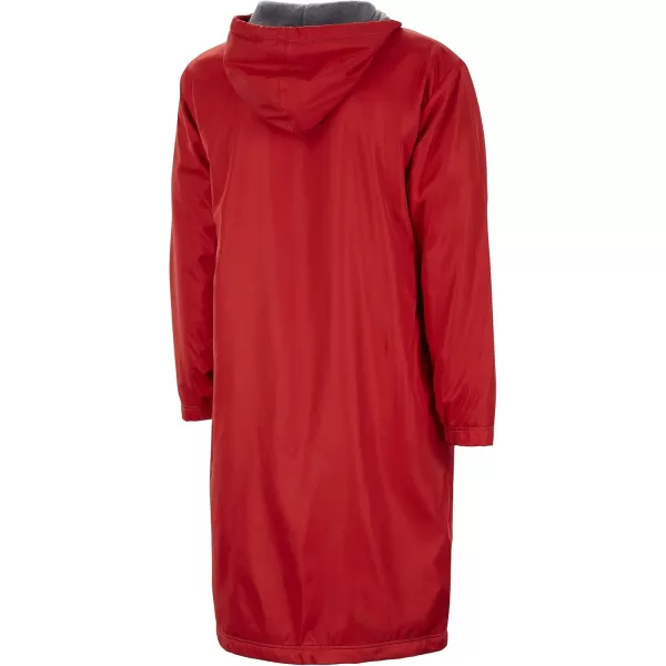 imageSpeedo Unisex Adult Parka Jacket Fleece Lined Team ColorsSpeedo Red
