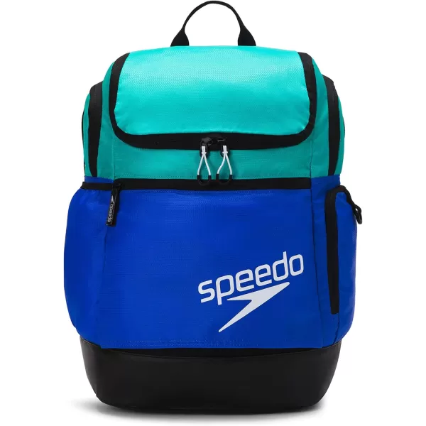 imageSpeedo Unisex Large Teamster 20 Backpack 35Liter  Speedo BlackBlueCeramic 20