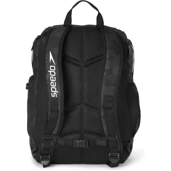 imageSpeedo Unisex Large Teamster 20 Backpack 35Liter  Speedo BlackCamo Boom Black 20