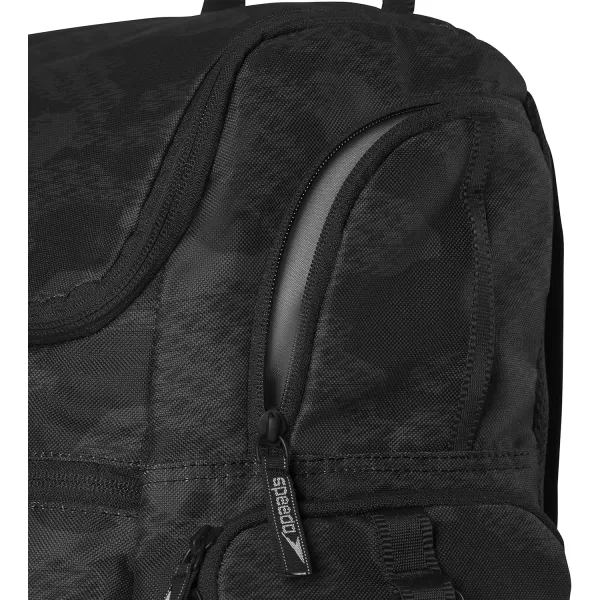 imageSpeedo Unisex Large Teamster 20 Backpack 35Liter  Speedo BlackCamo Boom Black 20