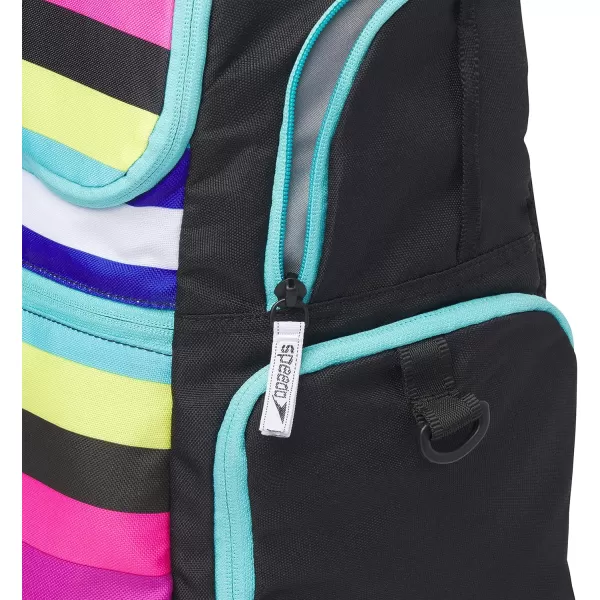 imageSpeedo Unisex Large Teamster 20 Backpack 35Liter  Speedo BlackFluo Arctic Pipeline Depths