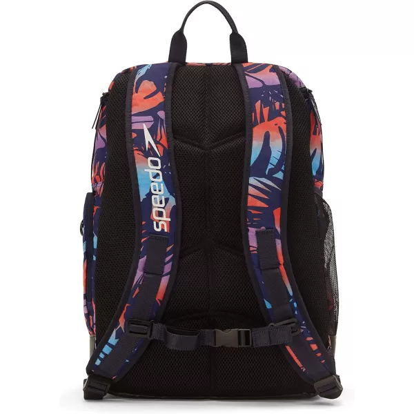 imageSpeedo Unisex Large Teamster 20 Backpack 35Liter  Speedo BlackOmbre Palms 20