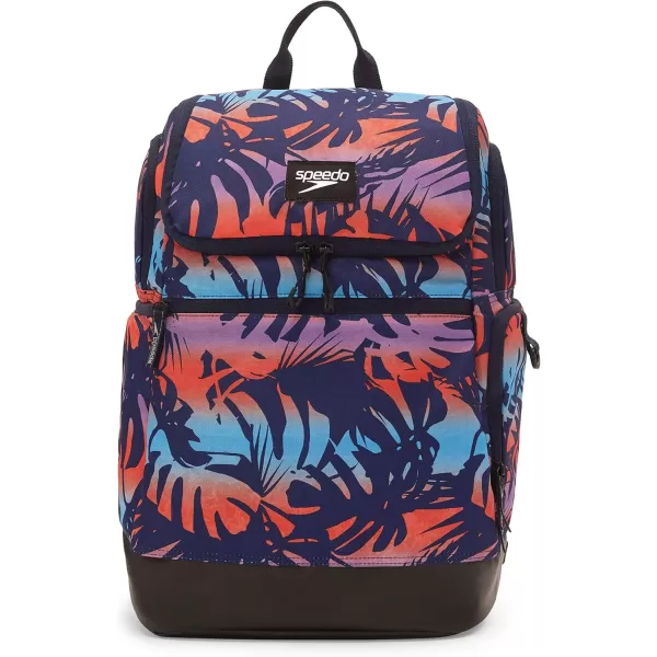 imageSpeedo Unisex Large Teamster 20 Backpack 35Liter  Speedo BlackOmbre Palms 20