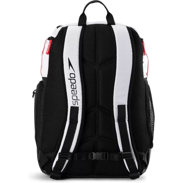 imageSpeedo Unisex Large Teamster 20 Backpack 35Liter  Speedo BlackSpeedo BlackWhite 20