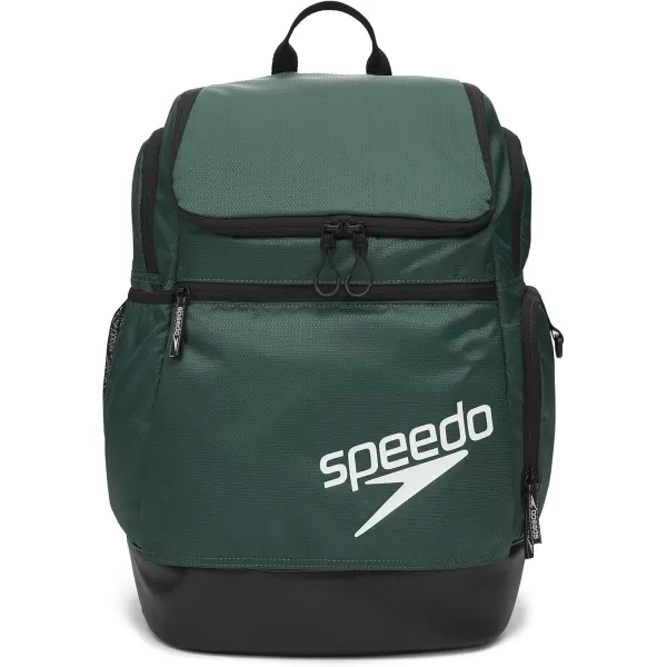 imageSpeedo Unisex Large Teamster 20 Backpack 35Liter  Speedo BlackSpeedo Green 20