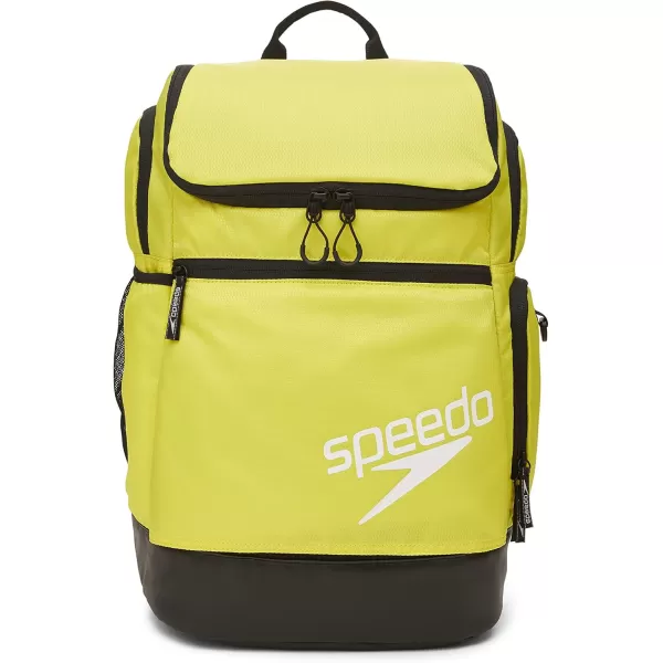 imageSpeedo Unisex Large Teamster 20 Backpack 35Liter  Speedo BlackSpeedo Yellow 20