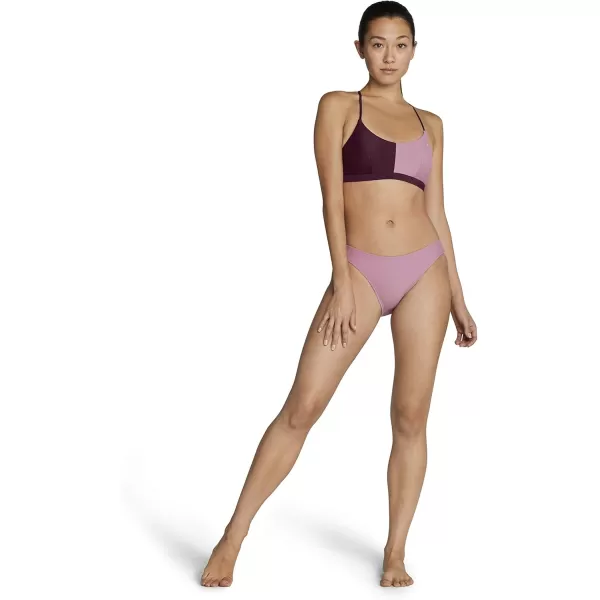 imageSpeedo womens Swimsuit Bikini TopColorblock Potent Purple