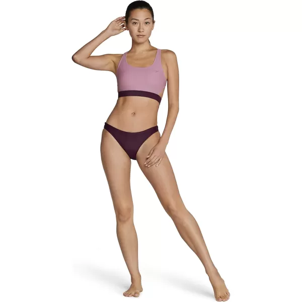 imageSpeedo womens Swimsuit Bikini TopKeyhole Mauve Orchid