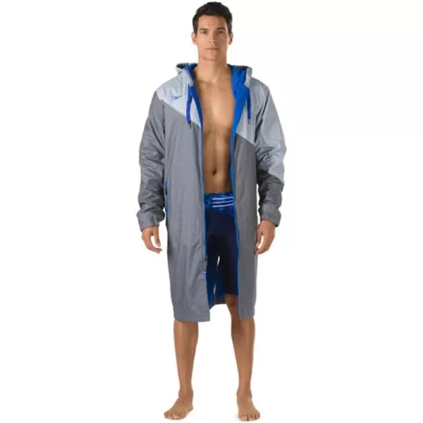 imageSpeedo Unisex Adult Parka Jacket Fleece Lined Team ColorsBlueGrey