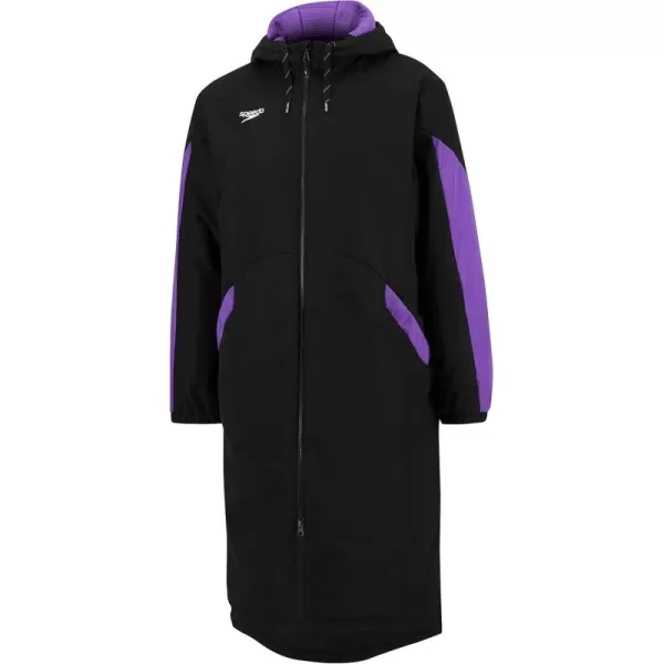 imageSpeedo Unisex Adult Parka Jacket Fleece Lined Team ColorsEdge Speedo Purple