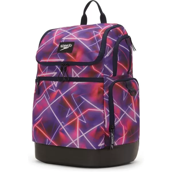 imageSpeedo Unisex Large Teamster 20 Backpack 35Liter  Speedo BlackLate Night Neon 20