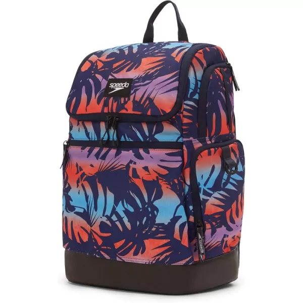 imageSpeedo Unisex Large Teamster 20 Backpack 35Liter  Speedo BlackOmbre Palms 20