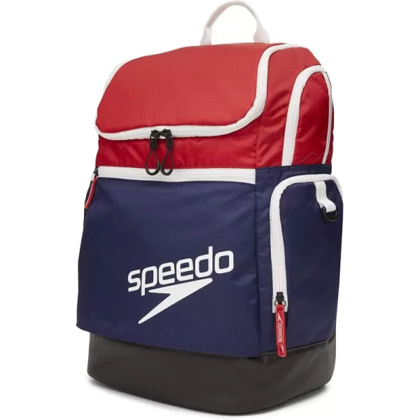 imageSpeedo Unisex Large Teamster 20 Backpack 35Liter  Speedo BlackRedWhiteBlue 20