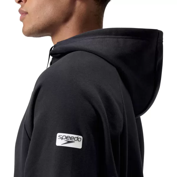 imageSpeedo Mens Sweatshirt Hoodie Pull Over Basic2024 Team Black