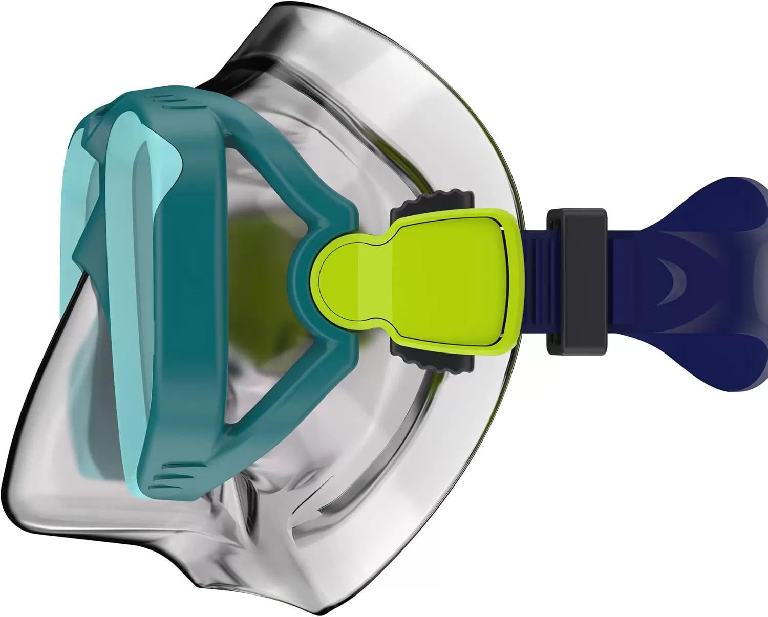 imageSpeedo UnisexAdult Swim Snorkel Dive Mask AntiFog with Nose Cover Adventure SeriesMS Deep LakeClear
