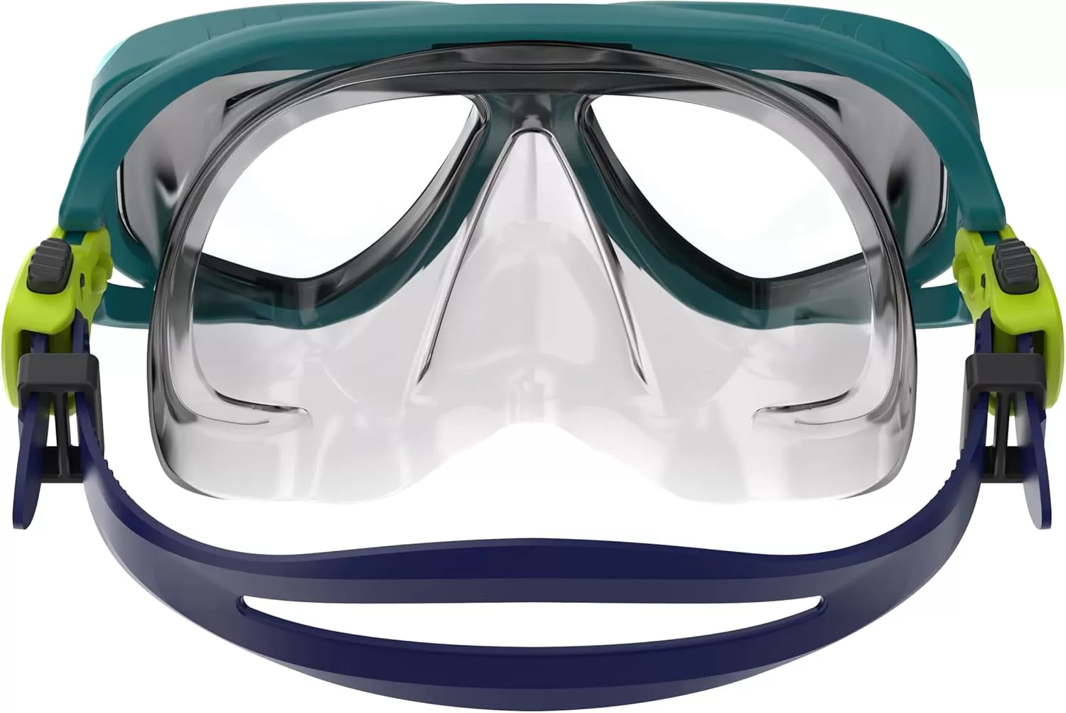 imageSpeedo UnisexAdult Swim Snorkel Dive Mask AntiFog with Nose Cover Adventure SeriesMS Deep LakeClear
