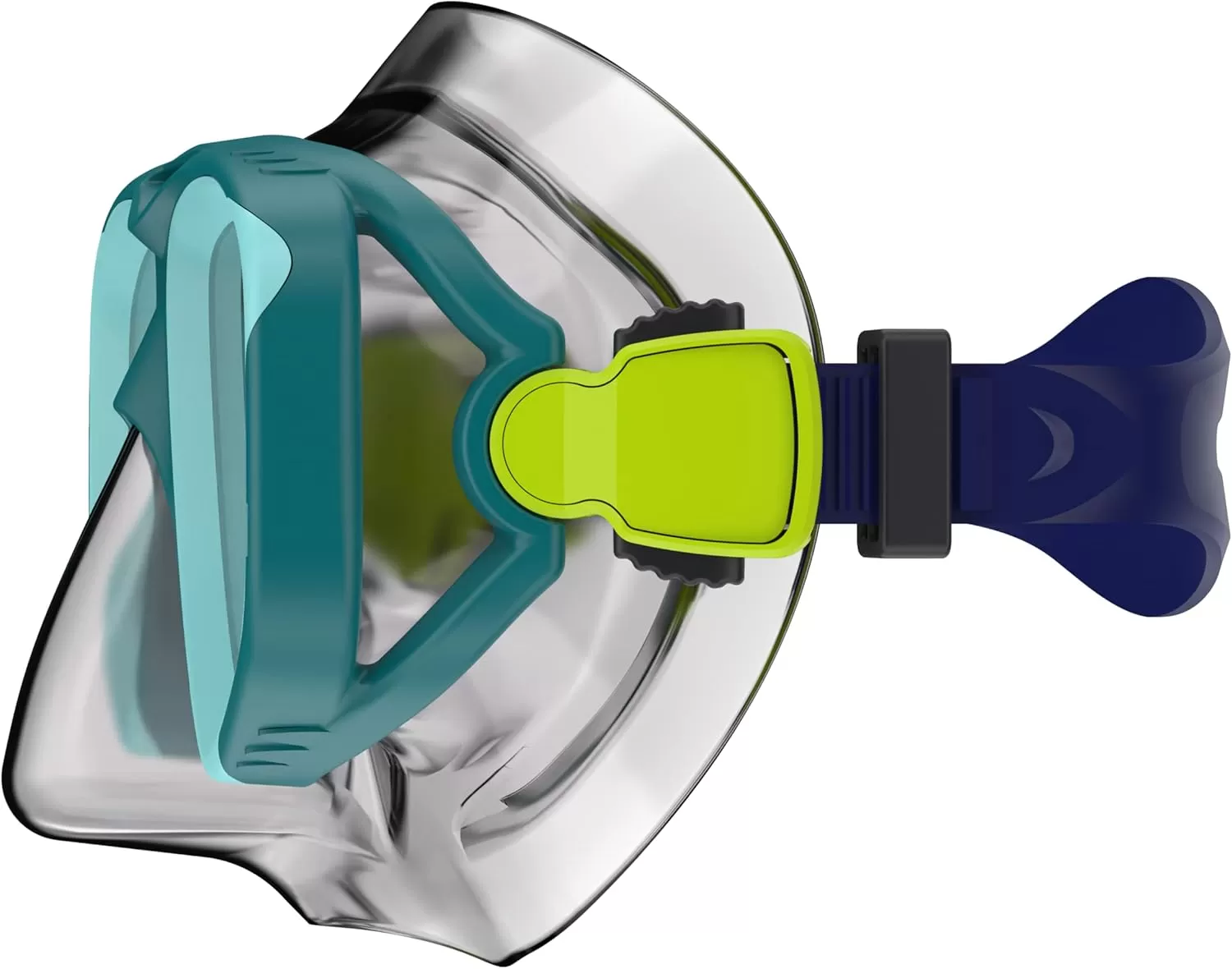 imageSpeedo UnisexAdult Swim Snorkel Dive Mask AntiFog with Nose Cover Adventure SeriesMS Deep LakeClear