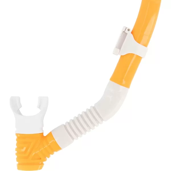 imageSpeedo UnisexAdult Swim Snorkel Dive Mask AntiFog with Nose Cover Adventure SeriesMSF OrioleClear