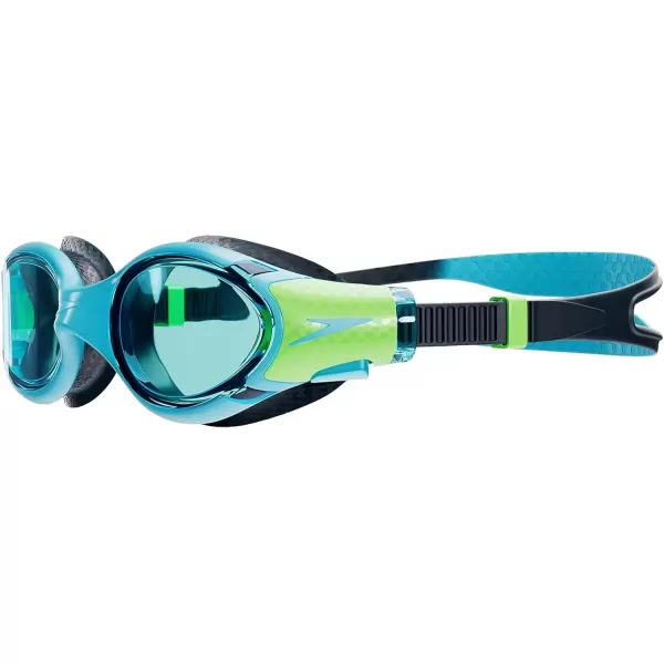 imageSpeedo UnisexJunior Biofuse 20 JuniorHypersonic BlueTrue NavyLumo GreenBlue