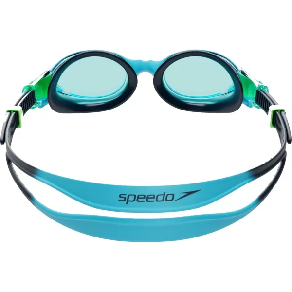 imageSpeedo UnisexJunior Biofuse 20 JuniorHypersonic BlueTrue NavyLumo GreenBlue
