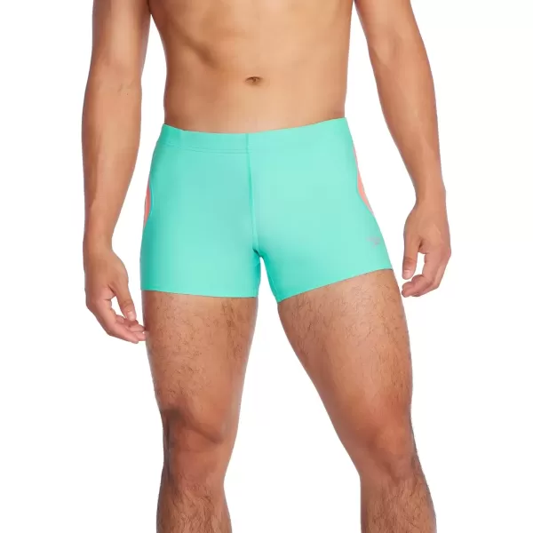 imageSpeedo Mens Swimsuit Square Leg Eco Flex BeachstarArctic Glass