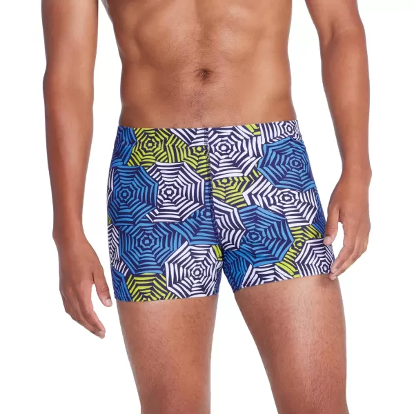imageSpeedo Mens Swimsuit Square Leg Eco Flex BeachstarTurkish Sea