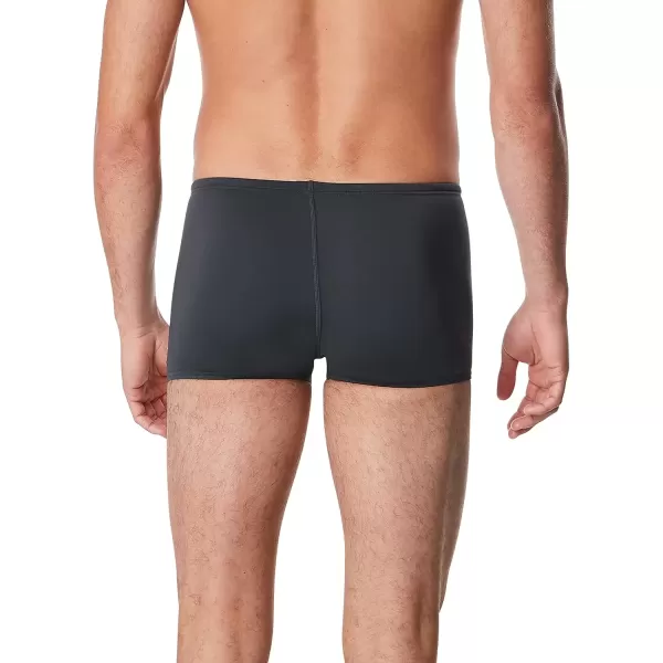 imageSpeedo Mens Swimsuit Square Leg Endurance SolidCharcoal