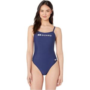 imageSpeedo Womens Lifeguard Flyback One Piece Swimsuit with 4Way StretchFly Back Us Navy