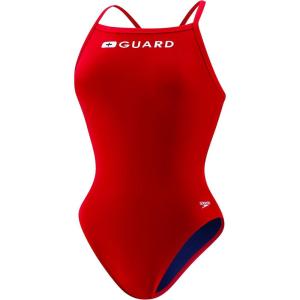 imageSpeedo Womens Lifeguard Flyback One Piece Swimsuit with 4Way StretchFly Back Us Red