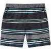 imageSpeedo Mens Swim Trunk Knee Length Tech VolleyGray Stripe