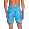 imageSpeedo Mens Swim Trunk Mid Length Redondo PrintedTranquil Blue