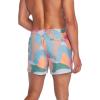 imageSpeedo Mens Swim Trunk Short Length Redondo StripedHot Mauve