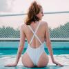 imageSpeedo Womens Sarina Onepiece Swimsuit White MediumWhite