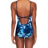 imageSpeedo Womens Swimsuit One Piece Endurance Lite Cross Power Back Printed AdultDiscontinuedBlue