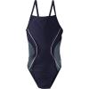 imageSpeedo Big Girls Revolve Splice Energy Back SwimsuitSpeedo Navy