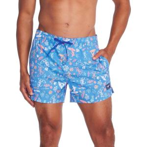 imageSpeedo Mens Swim Trunk Short Length Redondo StripedTranquil Blue